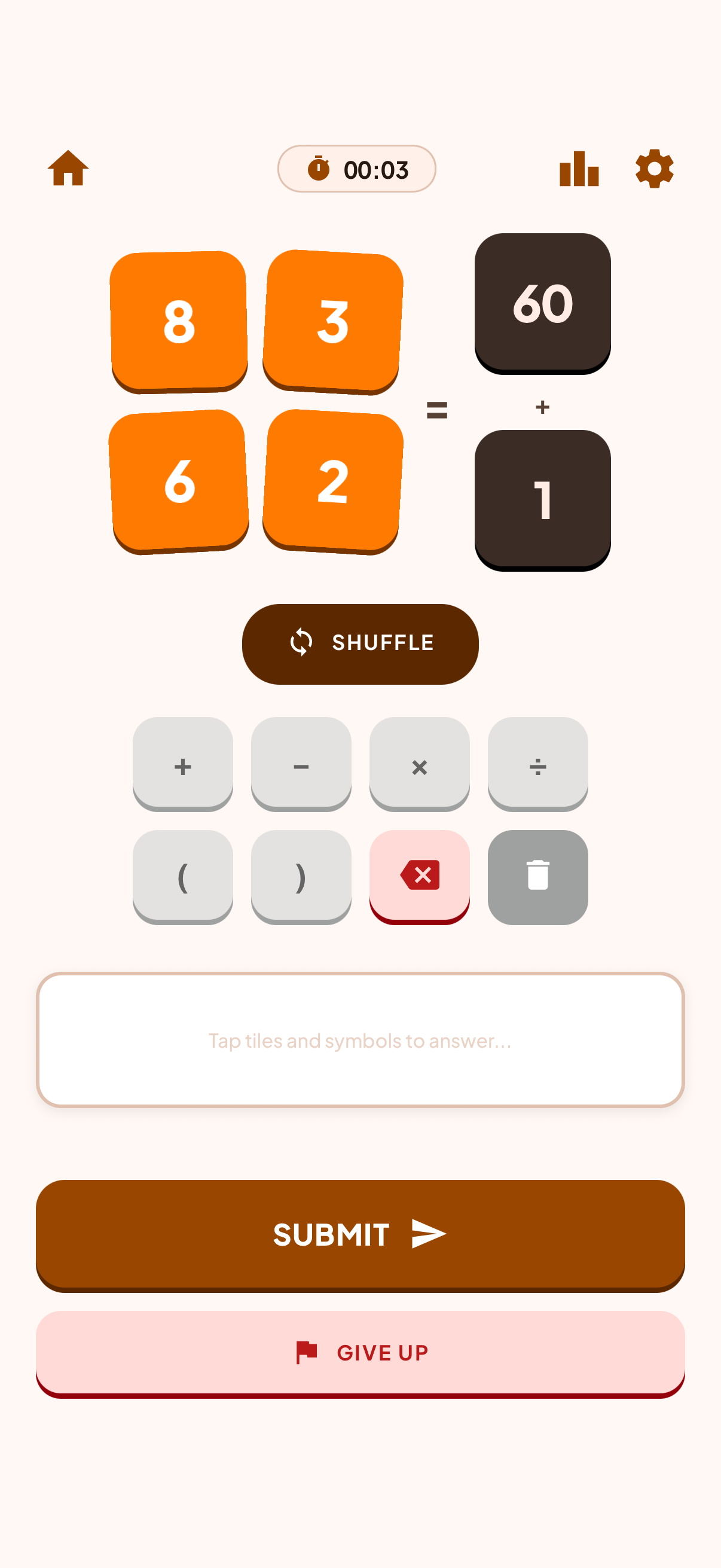 Mathstery gameplay